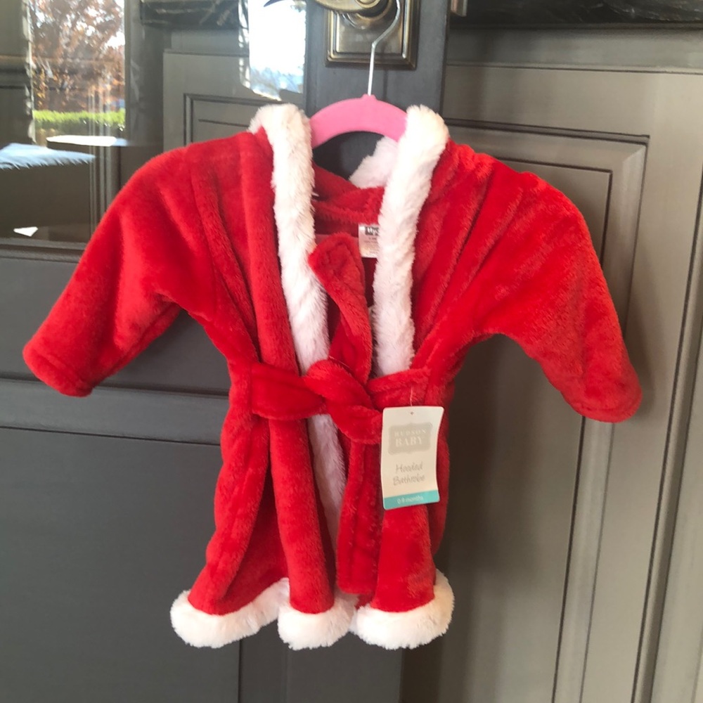 Hudson Baby 0-9mo santa robe
